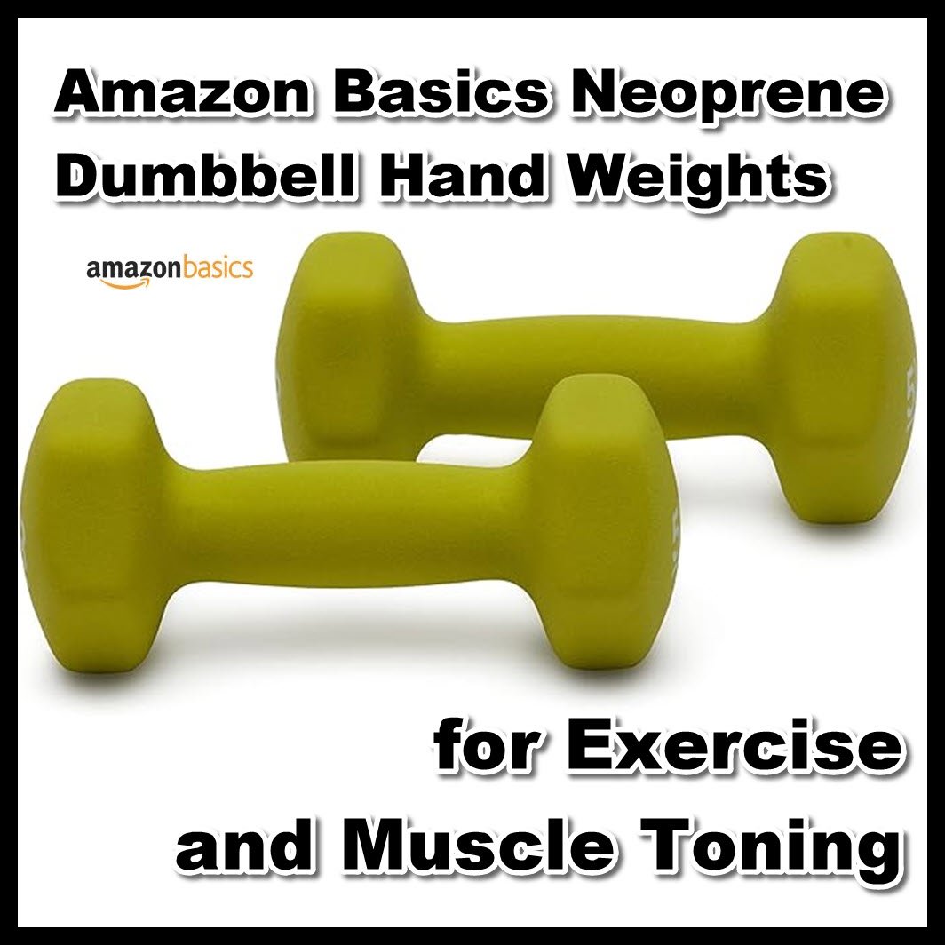 Amazon Basics Neoprene Hand Weights for Exercise / Muscle Toning