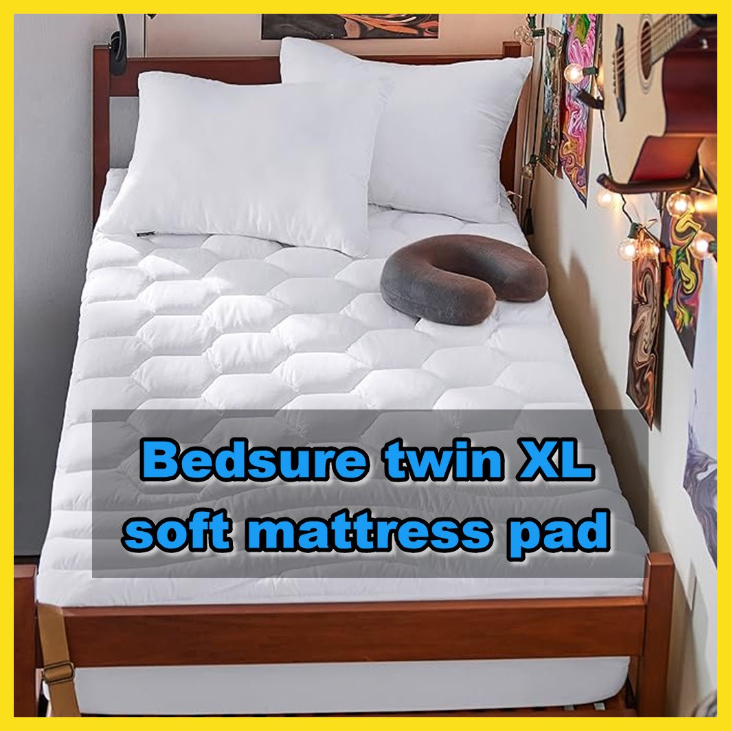 Bedsure Twin XL Mattress Pad - Soft Mattress Topper