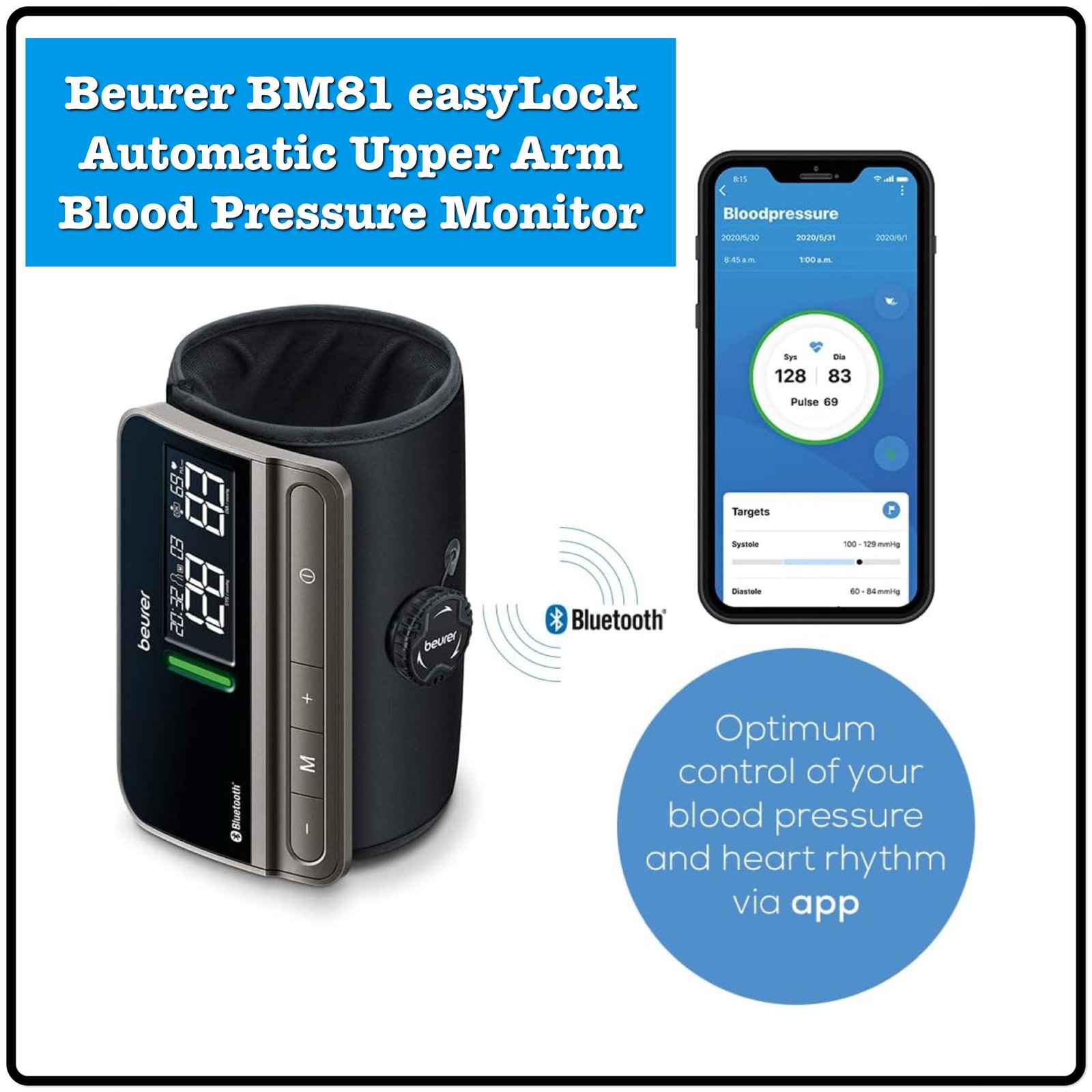 Amazon affiliate - Beurer blood pressure cuff